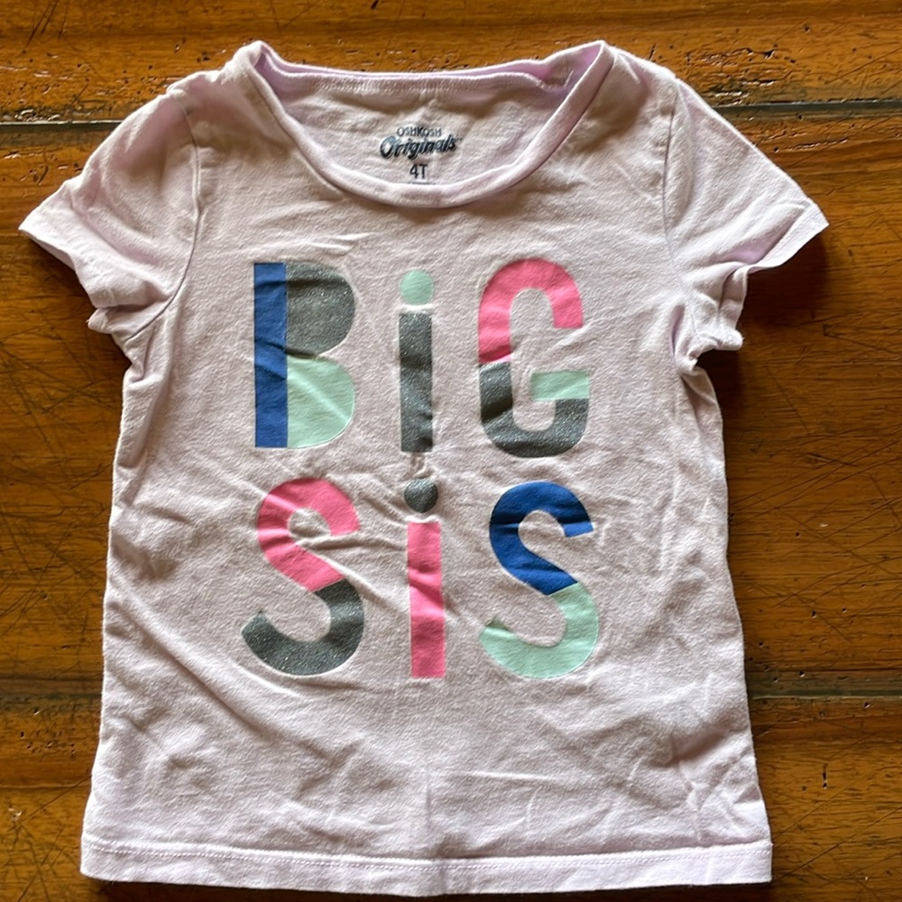 OshKosh ORIGINALS | “Big Sis” tshirt | 4T